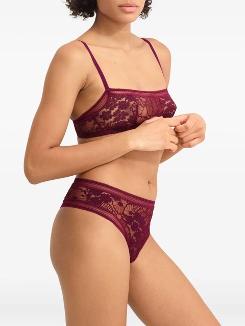 ERES floral-lace tanga - Purple - zdjęcie produktu nr 2