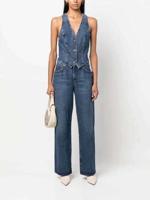 AGOLDE high-rise straight-leg jeans - Blue - zdjęcie produktu nr 2