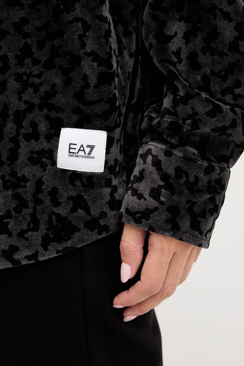 EA7 Emporio Armani koszula damska kolor czarny relaxed z kołnierzykiem klasycznym AF15937.7W000666 - zdjęcie produktu nr 2