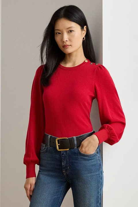 Lauren Ralph Lauren sweter damski kolor czerwony 200980974 - zdjęcie produktu nr 1