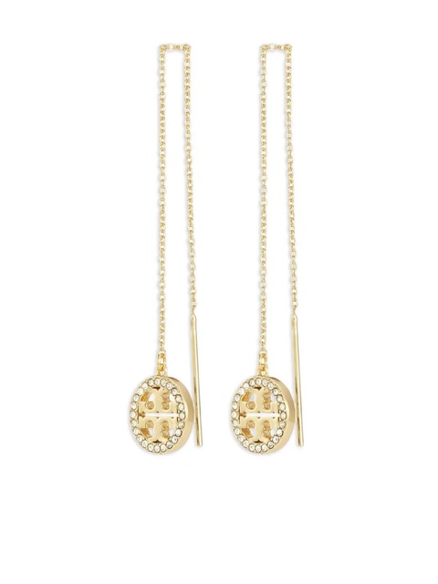 Tory Burch pavé threader earrings - Gold - zdjęcie produktu nr 1