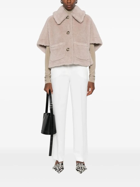 Max Mara Teddy button-up cape - Pink - zdjęcie produktu nr 2