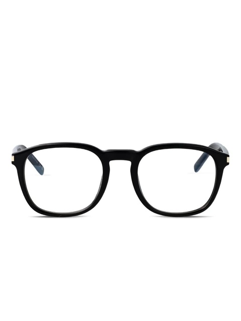 Saint Laurent Eyewear round-frame glasses - Black - zdjęcie produktu nr 1
