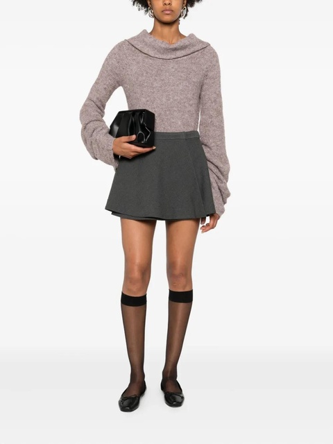 Eleh turtleneck wide-sleeve sweater - Brown - zdjęcie produktu nr 1