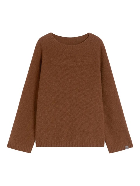 Max Mara long-raglan-sleeves sweater - Brown - zdjęcie produktu nr 1