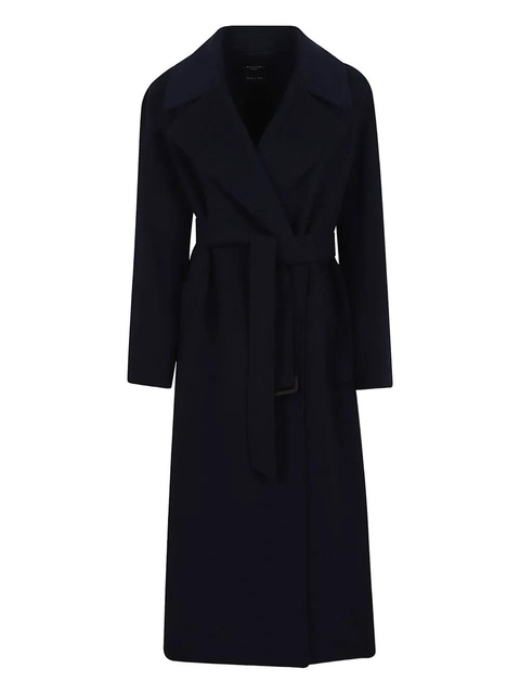 Weekend Max Mara belted coat - Blue - zdjęcie produktu nr 1