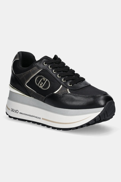 Liu Jo sneakersy LIU JO MAXI WONDER PLUS 01 damskie kolor czarny BF5011PX77622222 - zdjęcie produktu nr 1