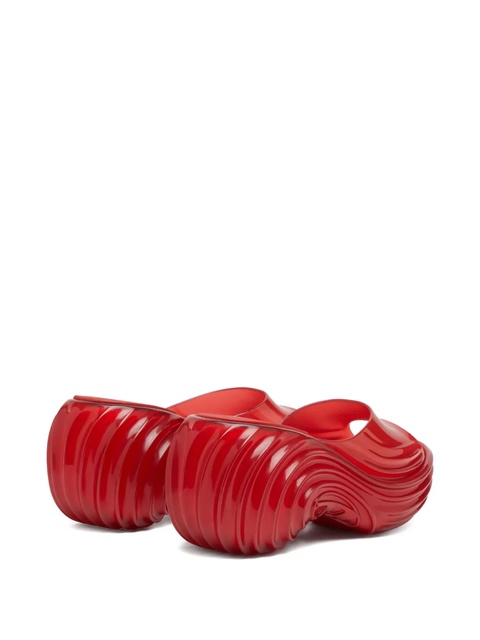Diesel x Melissa platform wave sandals - Red - zdjęcie produktu nr 1