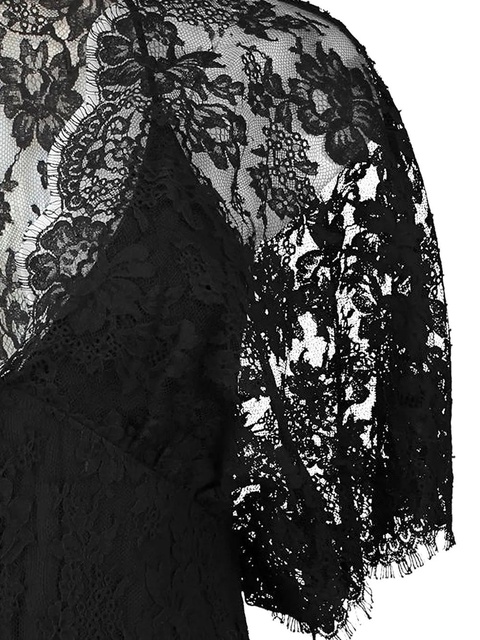 Chloé ruffled lace blouse - Black - zdjęcie produktu nr 1