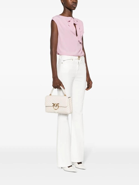 PINKO Love One quilted shoulder bag - Neutrals - zdjęcie produktu nr 2