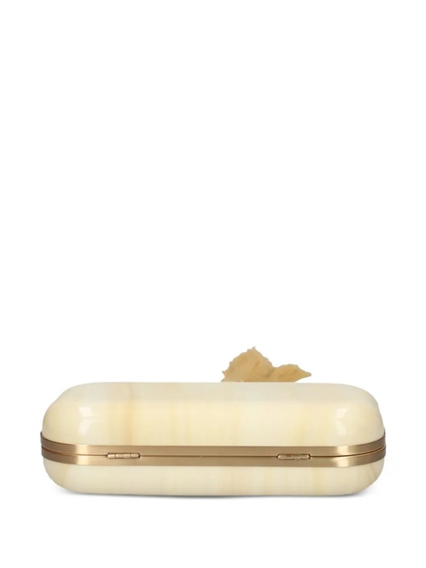 Cult Gaia Yasmin marble-effect tassel clutch - Neutrals - zdjęcie produktu nr 1