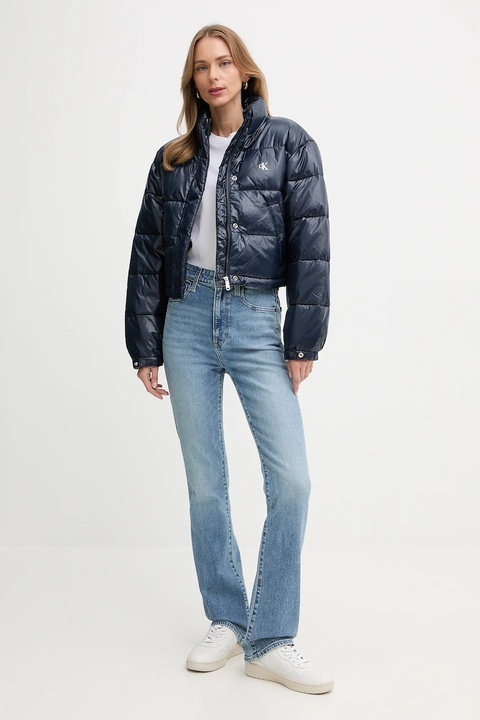 Calvin Klein Jeans jeansy damskie kolor niebieski LV047D733G - zdjęcie produktu nr 1