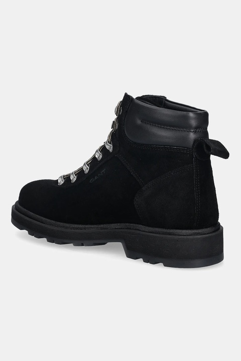 Gant workery skórzane Wootlynne damskie kolor czarny na płaskim obcasie 31543079 - zdjęcie produktu nr 2