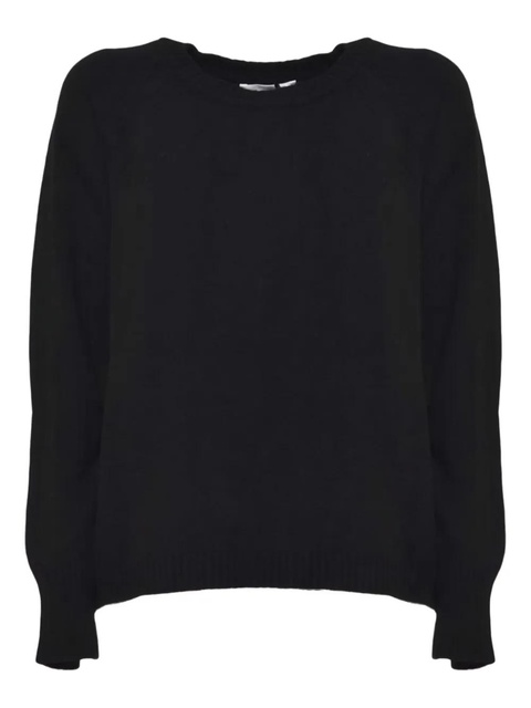 SOLOTRE crew-neck jumper - Black - zdjęcie produktu nr 1