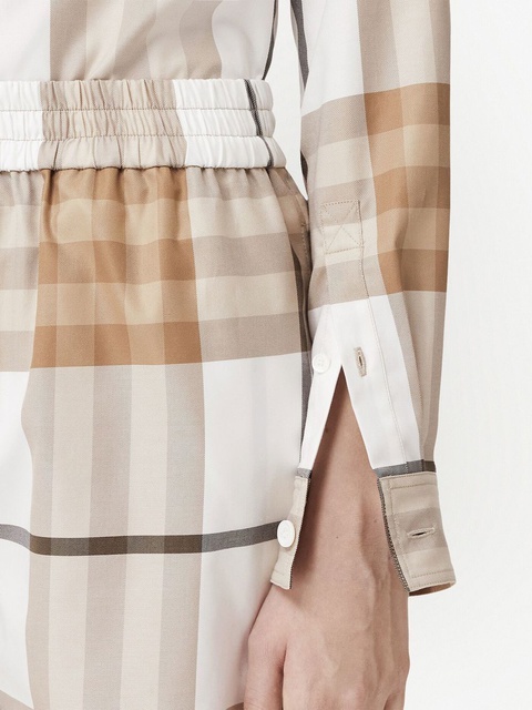 Burberry Signature Check-print shorts - Neutrals - zdjęcie produktu nr 2
