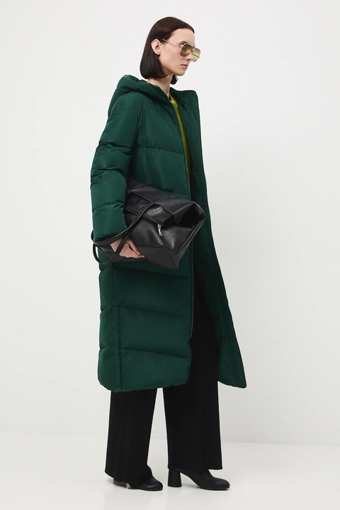 Medicine płaszcz puchowy kolor zielony - zdjęcie produktu nr 1