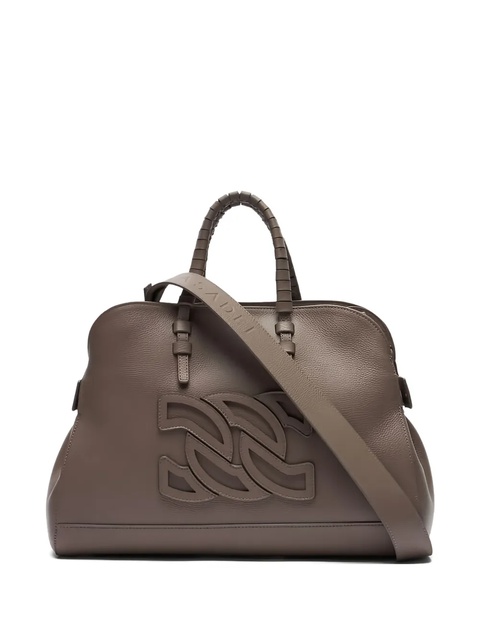 Casadei Park Avenue leather tote bag - Brown - zdjęcie produktu nr 1