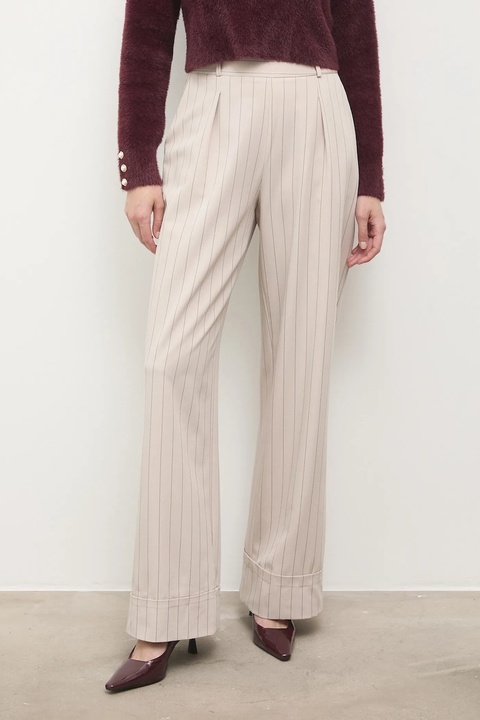 Answear.LAB spodnie damskie kolor czarny proste high waist - zdjęcie produktu nr 1