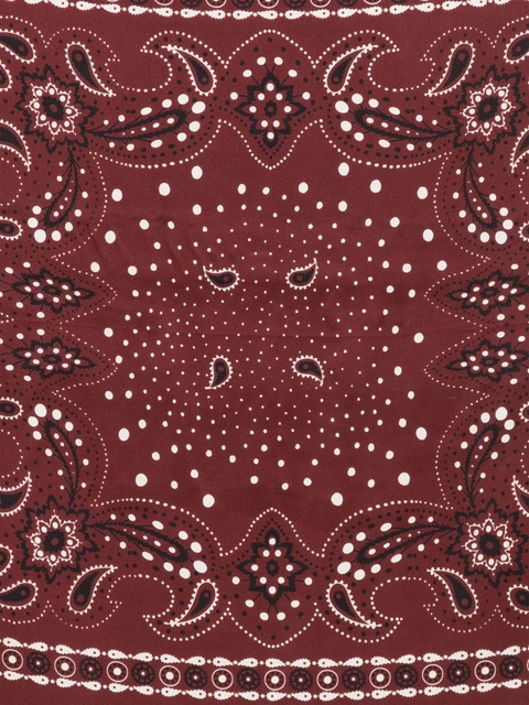 SANDRO Heritage Paisley scarf - Red - zdjęcie produktu nr 2