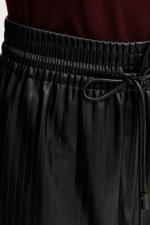 BOSS spodnie damskie kolor czarny szerokie high waist 50548123 - zdjęcie produktu nr 2
