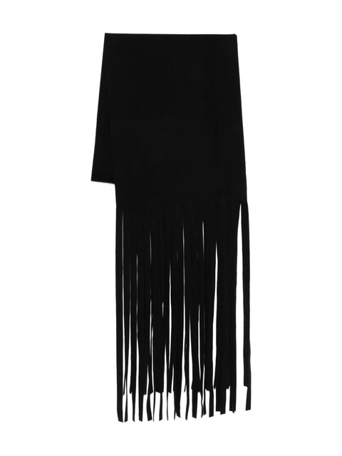 Sportmax fringed scarf - Black - zdjęcie produktu nr 1