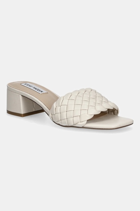 Steve Madden klapki Cellie damskie kolor beżowy na słupku SM11003805 - zdjęcie produktu nr 1