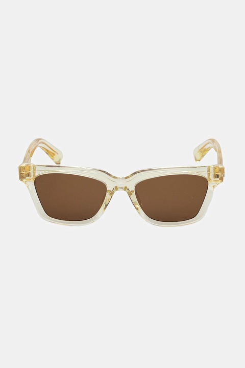 Jacquemus okulary przeciwsłoneczne CARRE damskie kolor żółty JAC109C3SUN - zdjęcie produktu nr 2