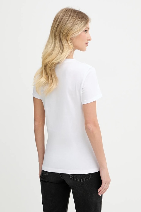 BOSS Orange t-shirt bawełniany damski kolor biały 50554015 - zdjęcie produktu nr 1