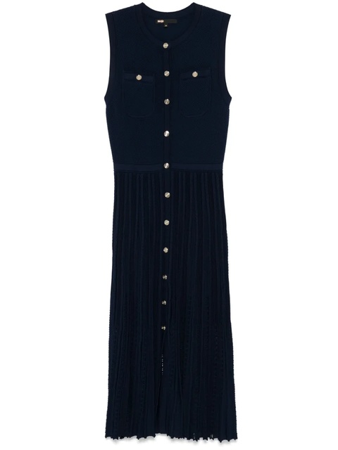 Maje knitted midi dress - Blue - zdjęcie produktu nr 1