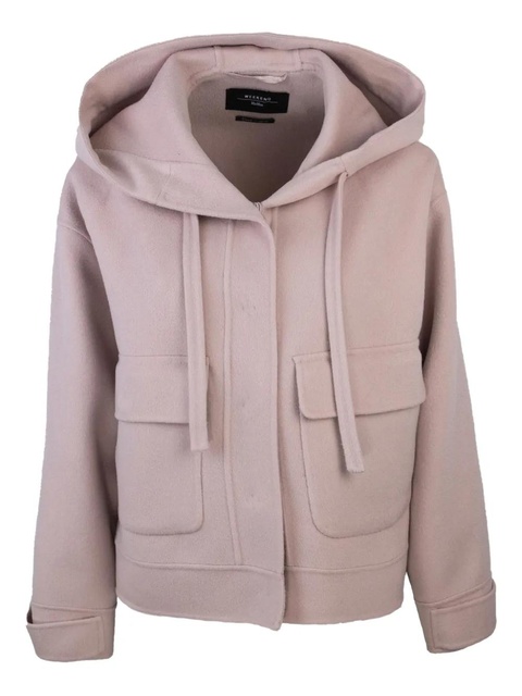 Weekend Max Mara Gary hooded patch-pocket jacket - Pink - zdjęcie produktu nr 1