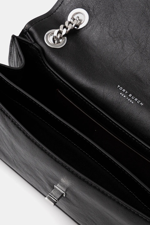 Tory Burch torebka skórzana Kira Turnlock kolor czarny 167058-001 - zdjęcie produktu nr 2