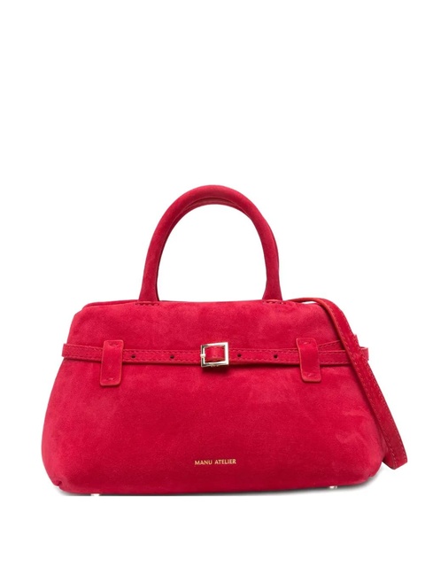 Manu Atelier Le Cambon suede tote bag - Red - zdjęcie produktu nr 1