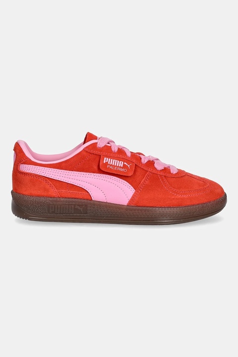 Puma sneakersy zamszowe Palermo Cobalt Glaze kolor czerwony 396463 - zdjęcie produktu nr 2