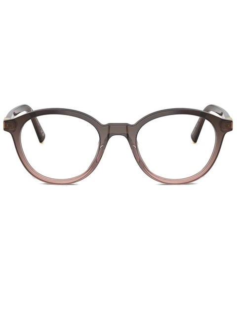 Miu Miu Eyewear round-frame glasses - Red - zdjęcie produktu nr 1
