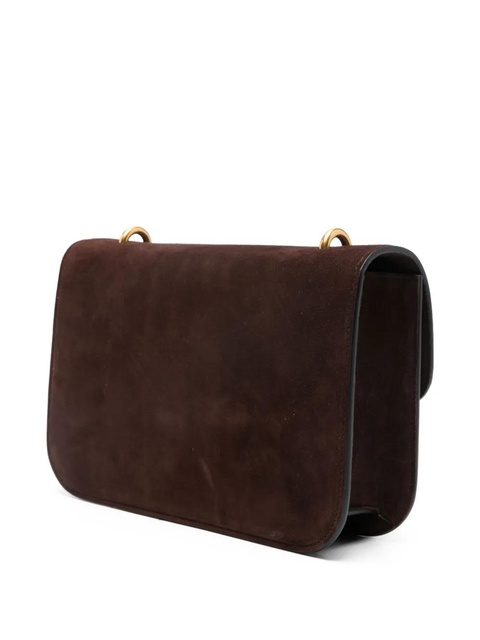 NEOUS suede clasp-fastening shoulder bag - Brown - zdjęcie produktu nr 2