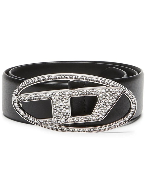 Diesel B-1DR leather belt - Black - zdjęcie produktu nr 1