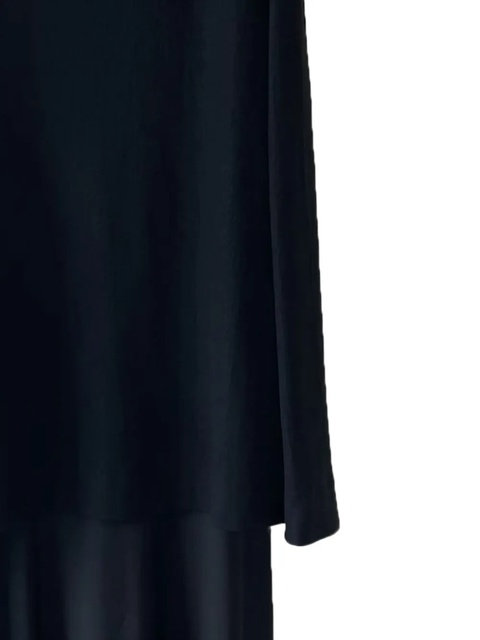 Jil Sander high-neck flared midi dress - Blue - zdjęcie produktu nr 2