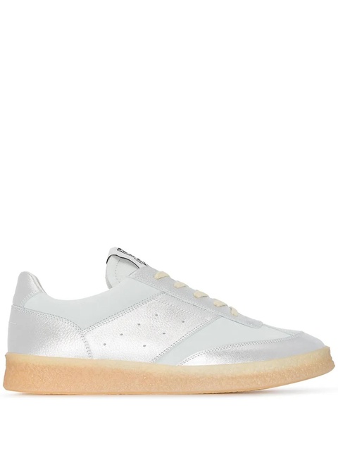 MM6 Maison Margiela Replica low-top sneakers - Silver - zdjęcie produktu nr 1