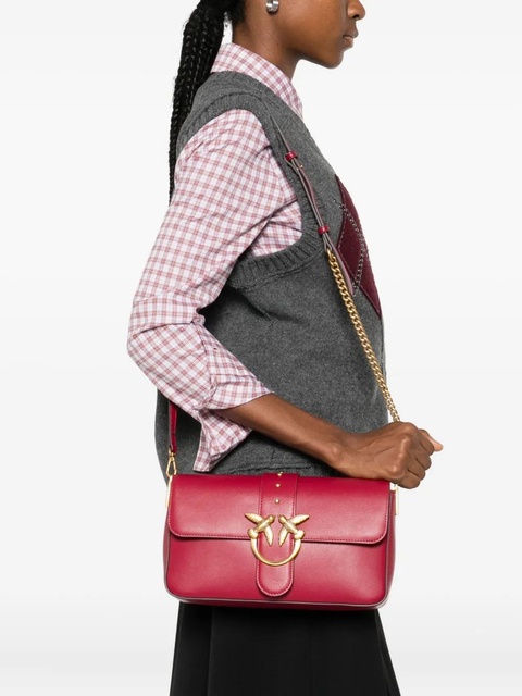 PINKO Classic Love One shoulder bag - Red - zdjęcie produktu nr 1