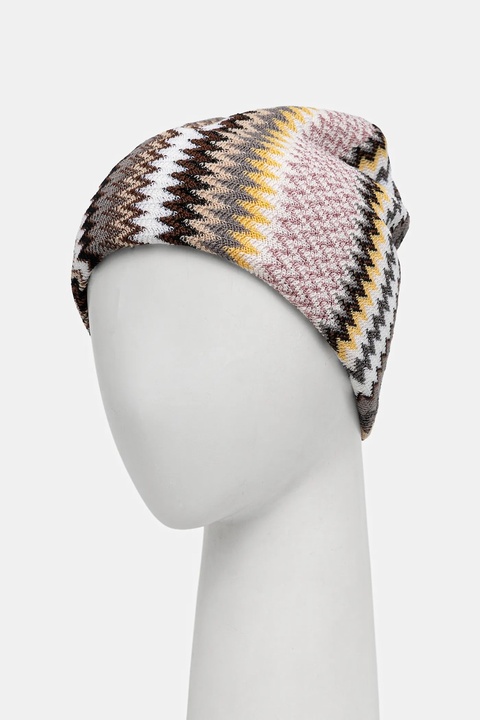Missoni czapka z wełną kolor czarny CP00WMDA232 - zdjęcie produktu nr 2