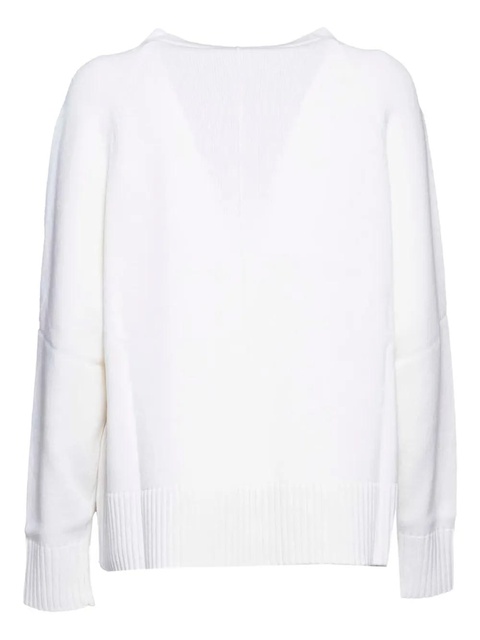 Max Mara ribbed-detail sweater - White - zdjęcie produktu nr 1