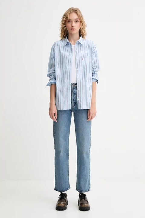 Levi's jeansy RIBCAGE FL WESTERN damskie high waist 001UT - zdjęcie produktu nr 2