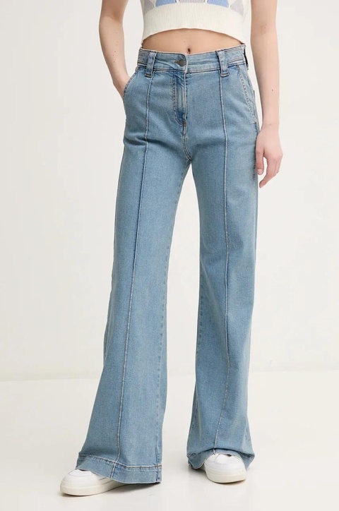 United Colors of Benetton jeansy damskie high waist 4W8CDE02F - zdjęcie produktu nr 1