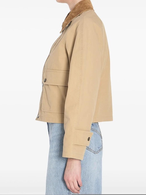 Burberry cropped jacket - Neutrals - zdjęcie produktu nr 2