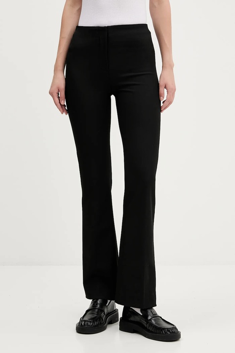 Abercrombie & Fitch spodnie damskie kolor czarny dzwony medium waist KI156-5455-900 - zdjęcie produktu nr 1