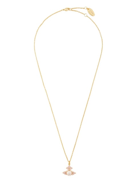 Vivienne Westwood Orb-pearl flower necklace - Gold - zdjęcie produktu nr 2