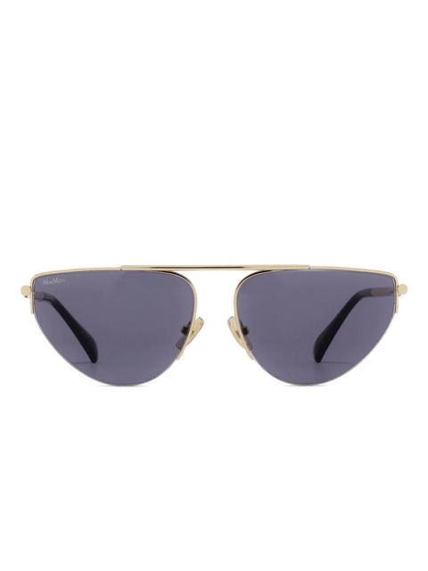 Max Mara Eyewear cat-eye frame sunglasses - Gold - zdjęcie produktu nr 1