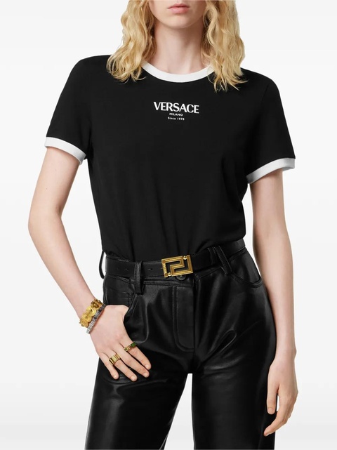 Versace logo-motif T-shirt - Black - zdjęcie produktu nr 1