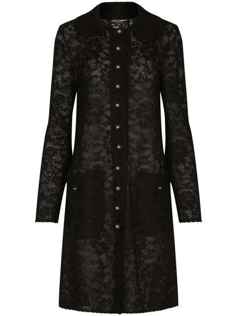 Dolce & Gabbana Lace-stitch DG jacket - Black - zdjęcie produktu nr 1