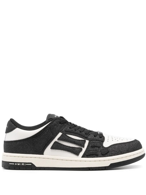 AMIRI Shimmer Skel leather sneakers - Black - zdjęcie produktu nr 1